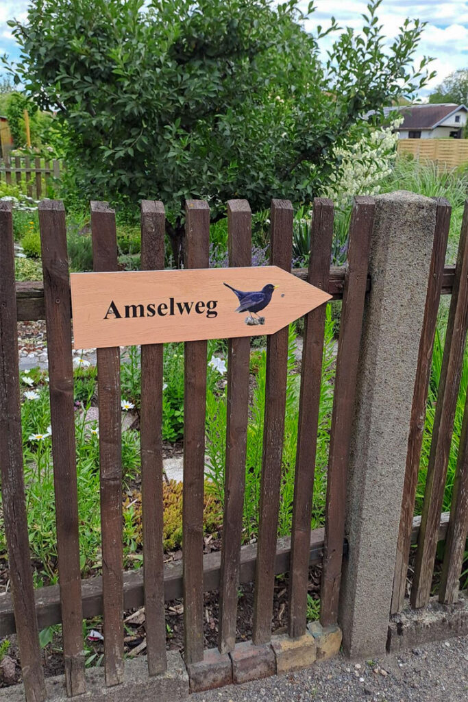 WEGSCHILD AMSELWEG